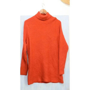 Devotion by Cyrus red tunic turtleneck sweater M